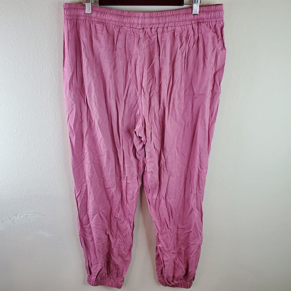 Buenos Ninos Womens Pink Drawstring Jogger Pant XXL - Picture 7 of 13